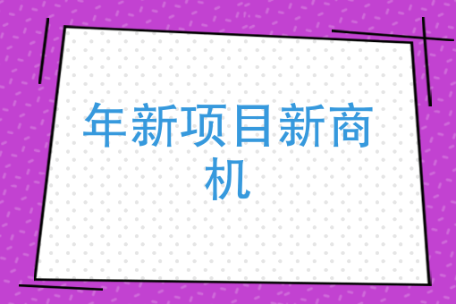 年新項目新商機哪些是暴利又賺錢的好項目