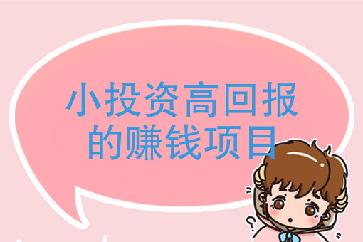 做什么项目投资少(做什么项目投资少些)