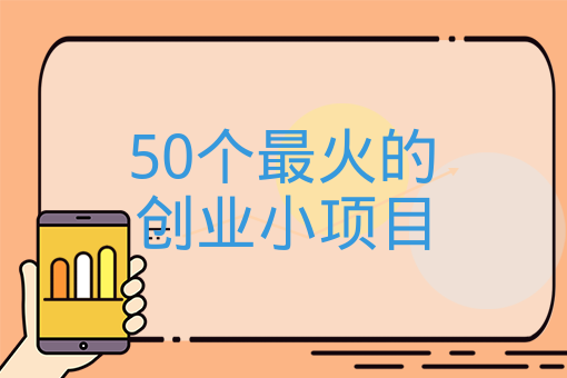 50个*火的创业小项目