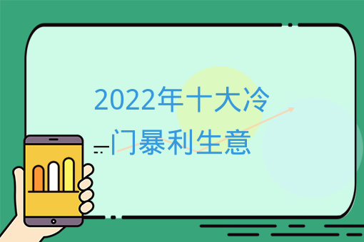 2022年十大冷門暴利生意