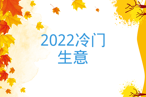 2022冷門生意